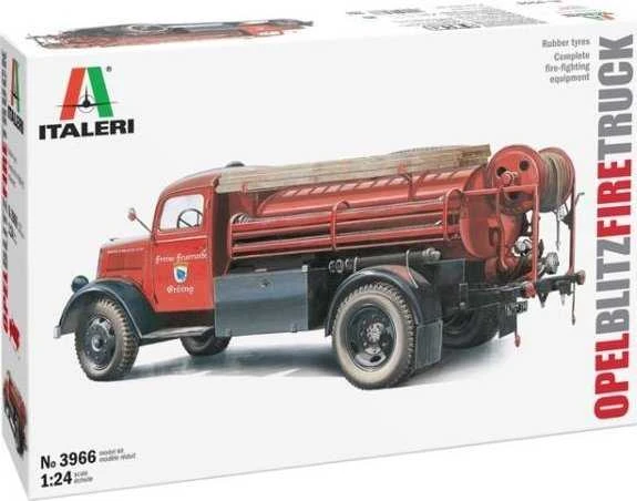 Italeri Opel Blitz gaisrinis sunkvežimis 1/24 plastikinis modelis (3966)