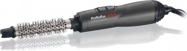 BABYLISS Air Styler BAB2675TTE Garantija 12 mėn., Statinės skersmuo 19 mm, Šildymo lygių skaičius 2, Šukos formavimui, Temperatūra (maks.) 100 °C, 700 W, Pilkas
