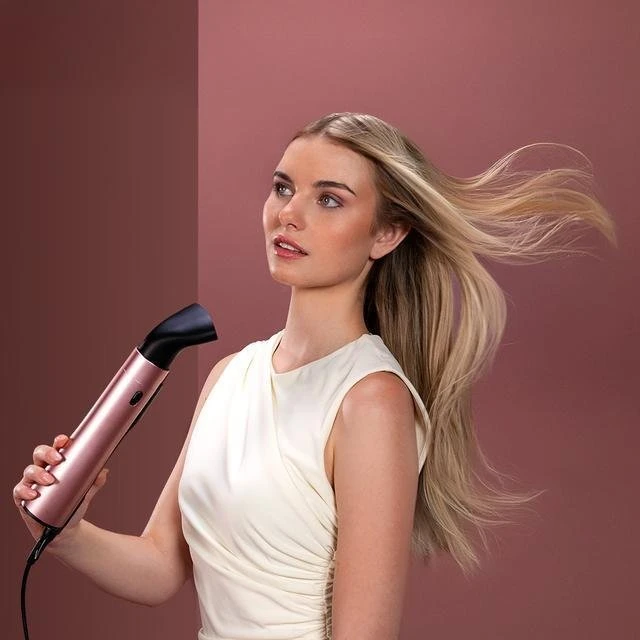 Cecotec Air | CeramicCare 10in1 AirBrush | Ion conditioning | Number of heating levels 3 | 1200 W | Juodas/Rožinė
