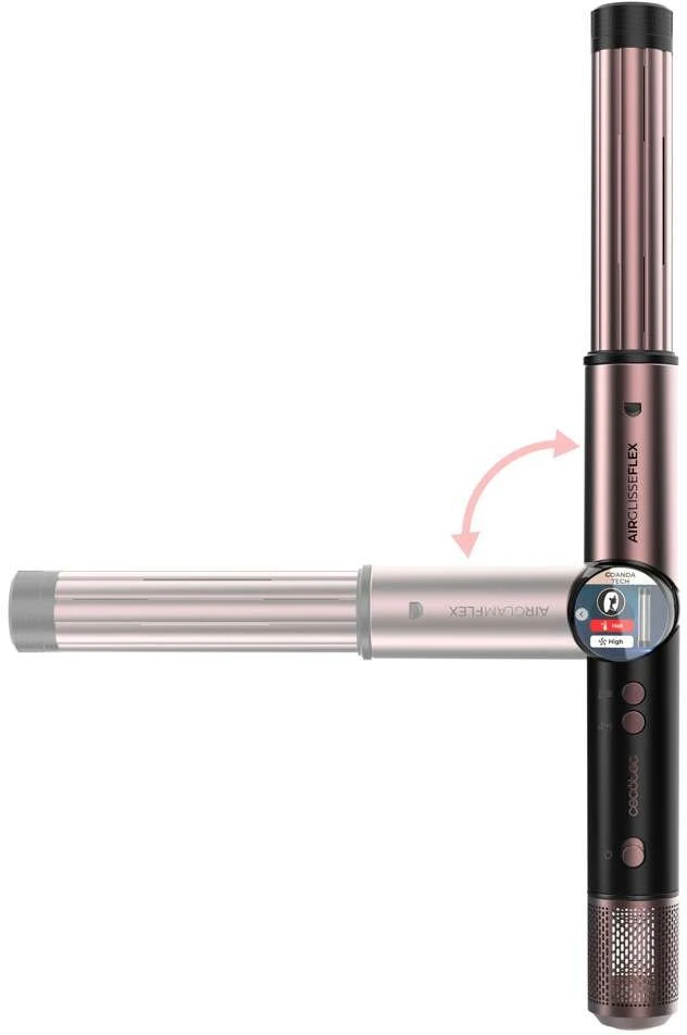 Modeliavimo šepetys Cecotec AirGlisse 8in1 Flex Juodas Plaukų suktuvas