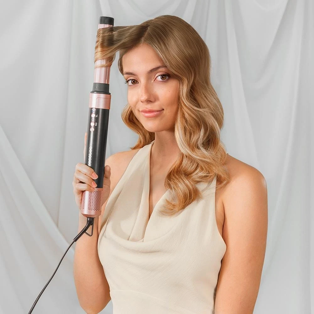 Modeliavimo šepetys Cecotec Bamba CeramicCare 12in1 AirGlam juoda