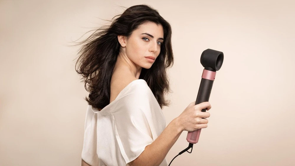 Lokówko-džiovyklė do włosów 8w1 Cecotec Bamba CeramicCare AirGlam Juodas