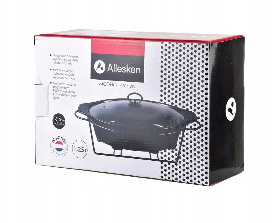 Mondex MODERNI VIRTUVĖ Indas su šildytuvu 1,25l 27,5x18,9x6,6 cm