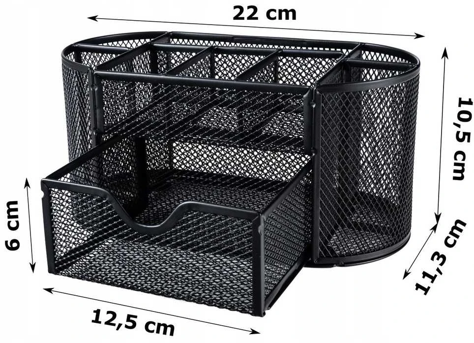 ModernHome M14A Metalinis organizatorius įrankių laikiklis ant stalo 9 skyriai