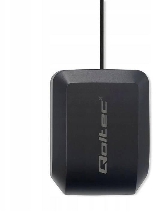 Qoltec mobiliojo GPS GLONASS antena su magnetine baze 28dBi 50W SMA RA