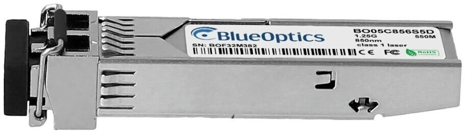 Šakotuvas Modulis SFP BlueOptics moduł przekaźników sieciowych Swiatłowód 1000 Mbit/s SFP 850 nm (JD118B-BO)