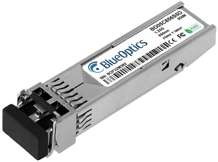 Šakotuvas Modulis SFP BlueOptics moduł przekaźników sieciowych Swiatłowód 1000 Mbit/s SFP 850 nm (JD118B-BO)