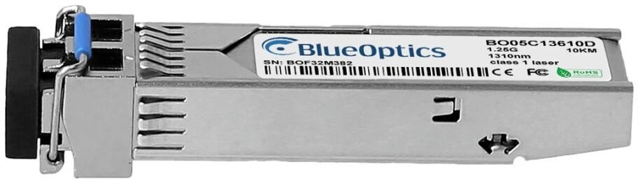 Šakotuvas Modulis SFP BlueOptics BlueOptics JD119A moduł przekaźników sieciowych Swiatłowód 1250 Mbit/s SFP 1310 nm
