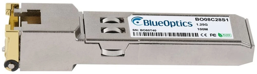 Šakotuvas Modulis SFP BlueOptics Cisco Kompatybilny GLC-TE 1GBASE-T SFP 100m
