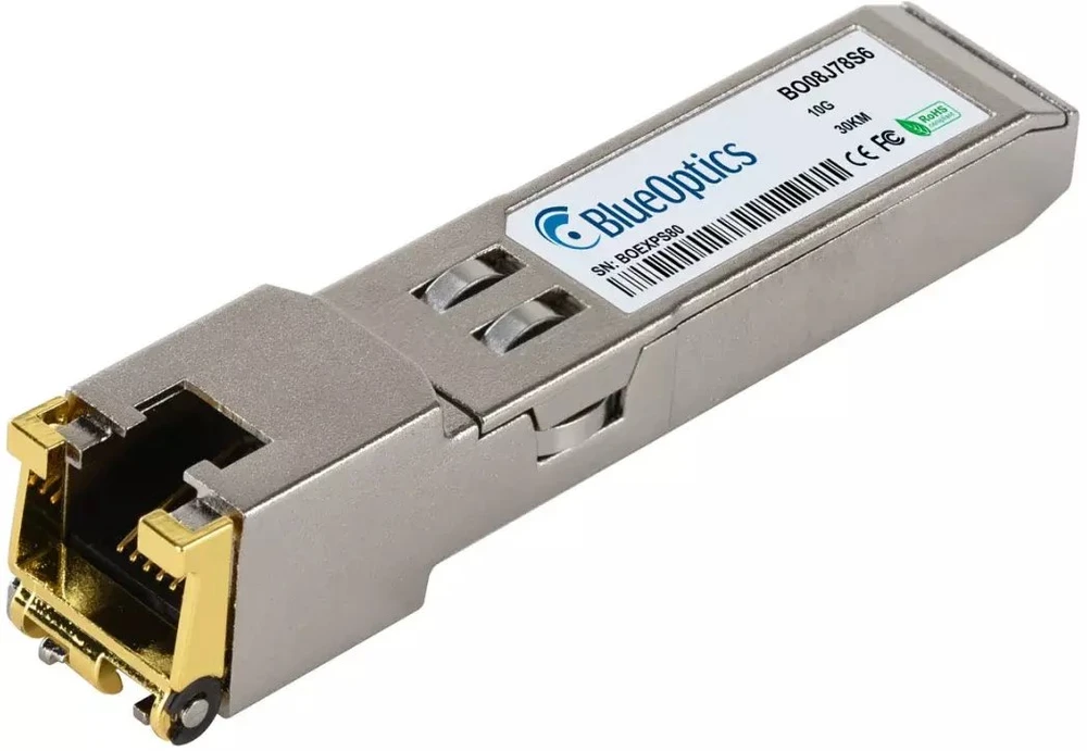 Šakotuvas SFP modulis „BlueOptics“ HPE suderinamasis S0G18A SFP+ RJ45 10GBASE-T 30M