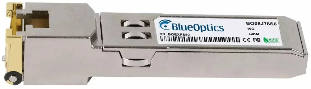 Šakotuvas SFP modulis „BlueOptics“ HPE suderinamasis S0G18A SFP+ RJ45 10GBASE-T 30M