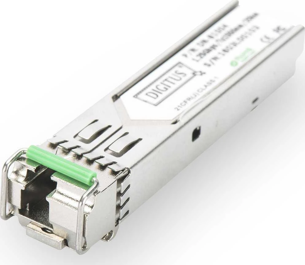 Maršrutizatorius „Digitus HP“ suderinamas mini GBIC (SFP) modulis, 1,25 Gbps su DDM funkcija | DN-81004-01 | Vieno režimo | LC | 1250 Mbit/s | Maksimalus perdavimo atstumas 20000 m