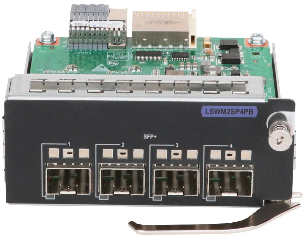 Šakotuvas Modulis SFP HP HPE FlexNetwork 5140HI/5520HI/5600HI 4 Port 1/10G SFP Plus Module