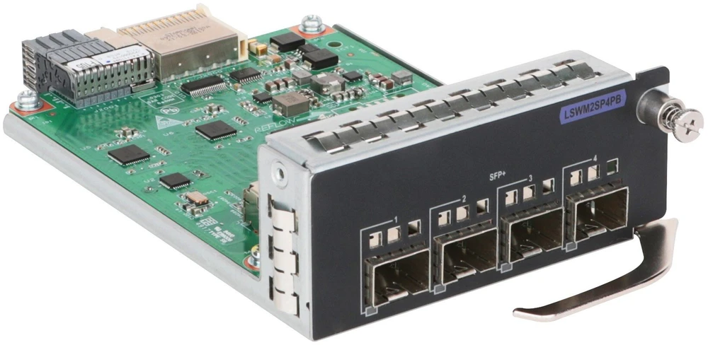 Šakotuvas Modulis SFP HP HPE FlexNetwork 5140HI/5520HI/5600HI 4 Port 1/10G SFP Plus Module