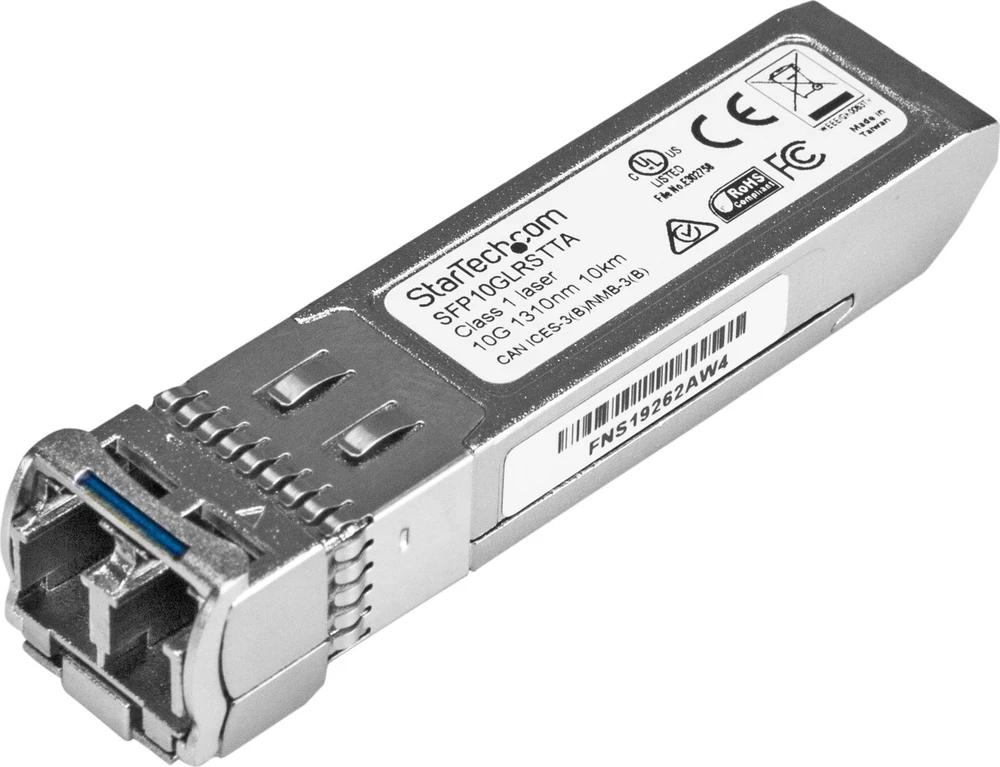 Šakotuvas SFP modulis StarTech STARTECH.COM Cisco SFP-10G-LR-S Suderinamas SFP+ modulis 10GBASE-LR 10GbE vienos rūšies stiklo pluošto/LWL siųstuvas-imtuvas LC 10km