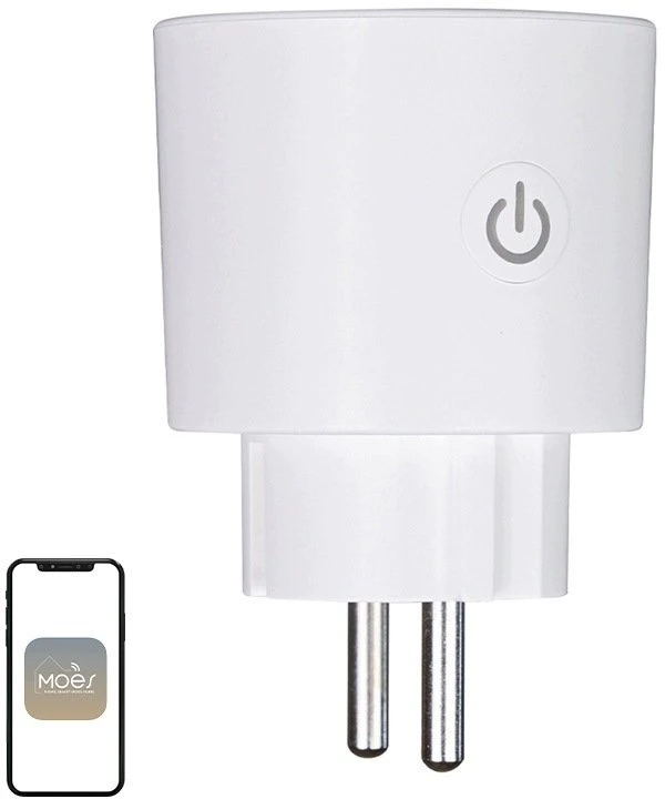 Moes Matter išmanusis 16A Wifi elektros kištukas su sąnaudų matavimu Smart life, Tuya