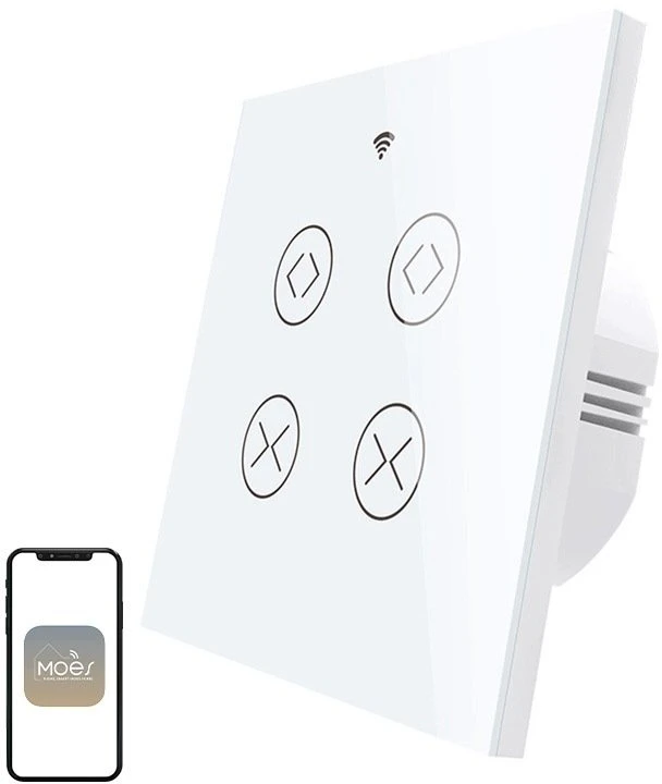 MOES WRS-EUC2-WH-MS Smart Roller Shutter Switch