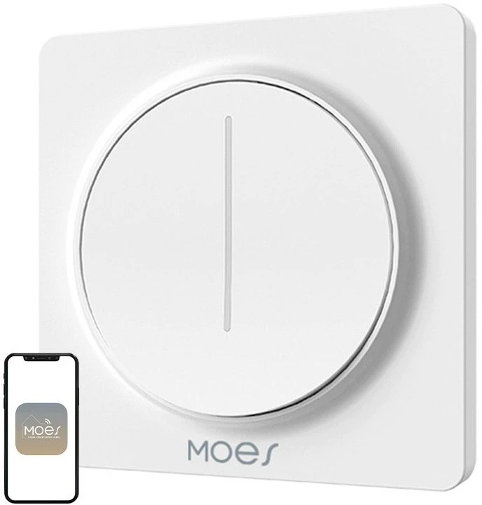 MOES ZS-SY-EUD-WH ZigBee Dimmer (Baltas)