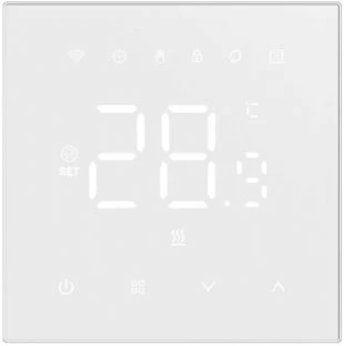 Avatto Išmanus, sieninis termostatas grindų termo pavaroms 3A, 230V, Wi-Fi, baltas, TUYA / Smart Life