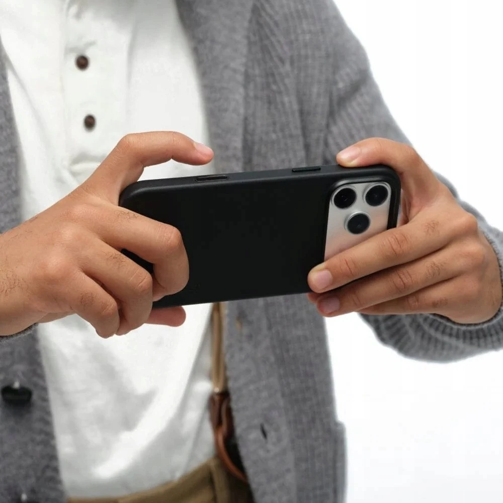 Moft Snap Movas MagSafe dėklas Apple iPhone 17 Pro Max juodos spalvos