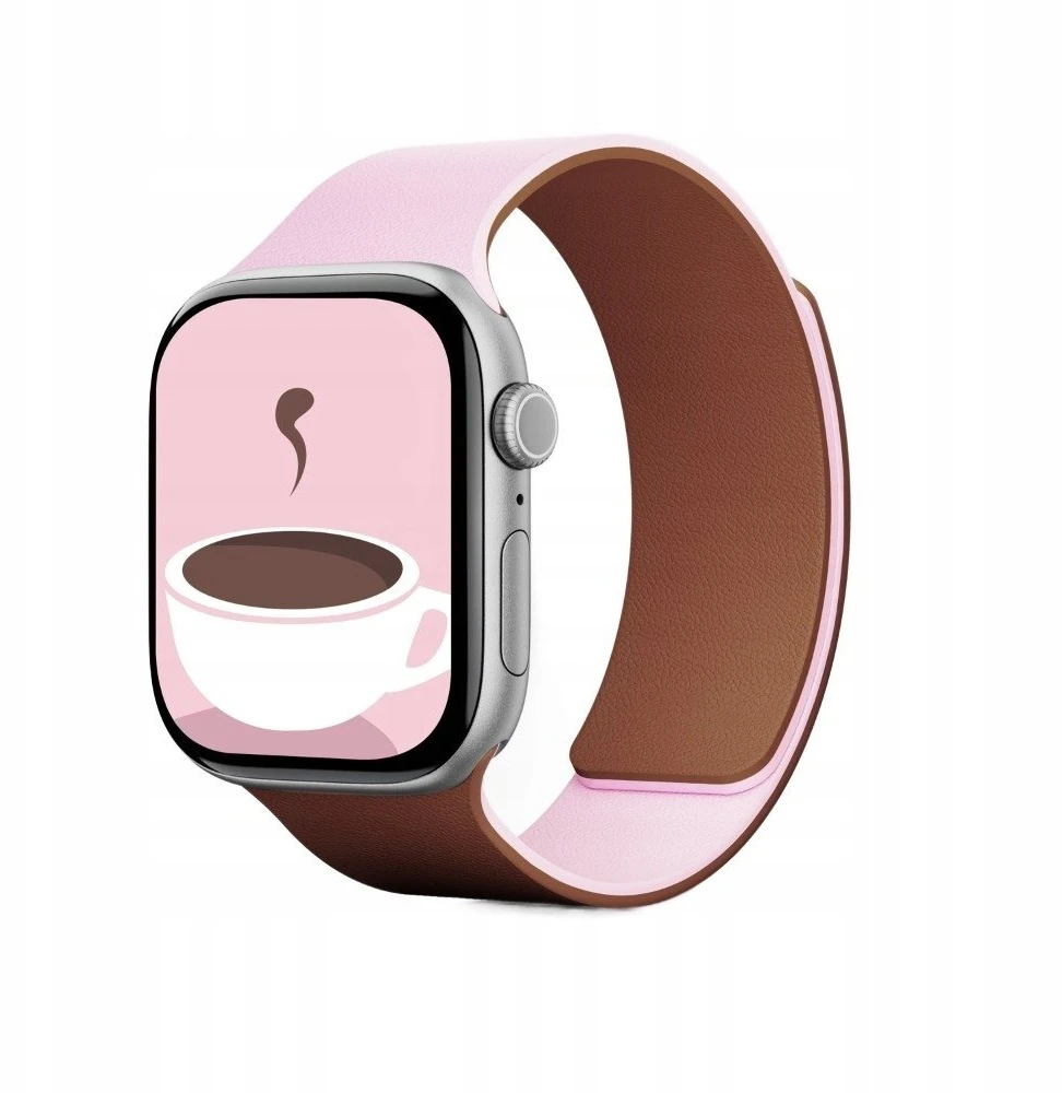 Moft Snap Duo apyrankė for Apple Watch 1-5/6/7/8/9/10/11/SE/SE 2/SE 3 (38/40/41/42 mm) rožinės spalvos/rudos spalvos