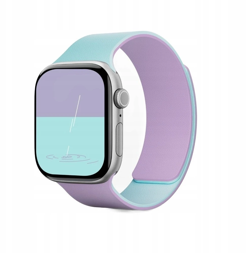 „Moft Snap Duo“ apyrankė, skirta „Apple Watch 1-5/6/7/8/9/10/11/SE/SE 2/SE 3“ (38/40/41/42 mm), tamsiai mėlyna/gelsva