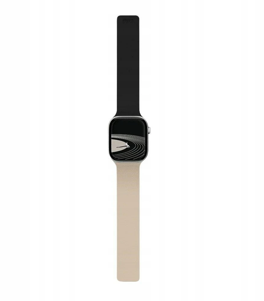 Moft Snap Duo apyrankė for Apple Watch 1-5/6/7/8/9/10/11/SE/SE 2/SE 3 (38/40/41/42 mm) baltos spalvos/blac