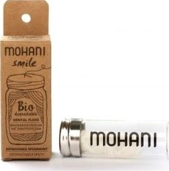 Mohani Smile biologiškai skaidomas dantų siūlas su mėtomis