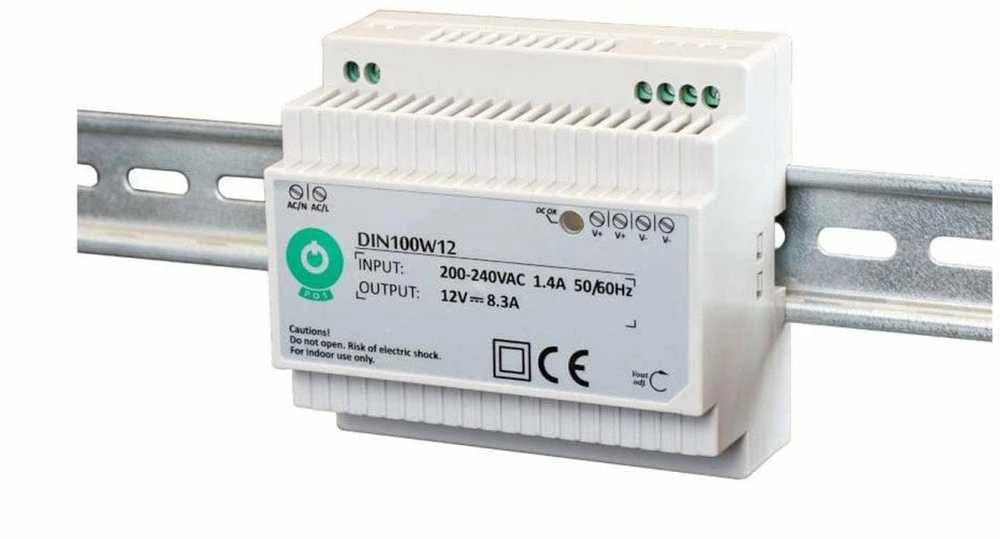 Mojeledy Oem Maitinimo šaltinis DIN100W24 montuojamas ant DIN bėgelio 24V 4.15A 100W