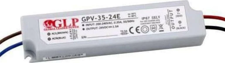 Mojeledy 36W LED maitinimo šaltinis GLP, 24V/1.5A, IP67