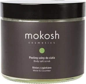 Mokosh Cosmetics kūno druskos šveitiklis Melon & Cucumber druskos kūno šveitiklis Melion su agurkais 300g