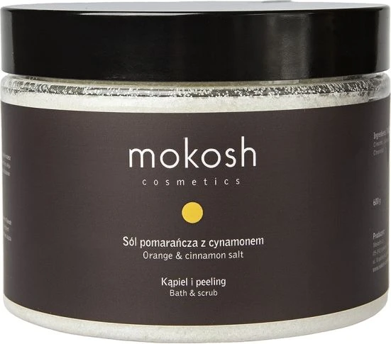 Mokosh Druskos apelsinų skonio su cinamonu 600 g