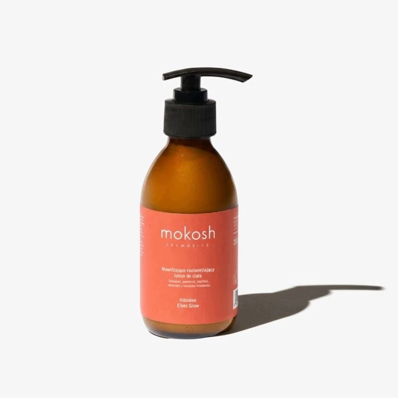 Mokosh Drėkinantis ir spindesį suteikiantis kūno losjonas su hibisku 200 ml