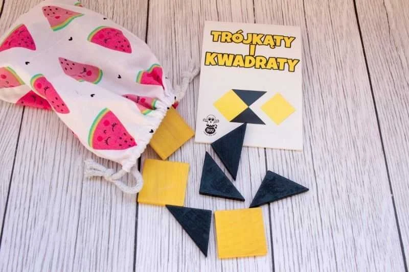 ŁAMIGŁÓWKA UKŁADANKA TRÓJKĄTY I KWADRATY