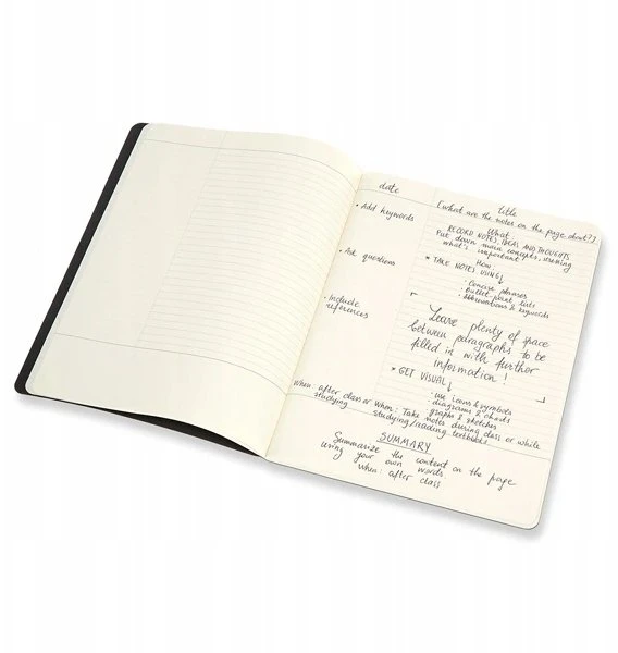 Moleskine 2 sąsiuvinių rinkinys Subject Sąsiuvinis, XL, 160 puslapių, 19x25cm, mišrių spalvų (MS-602503)