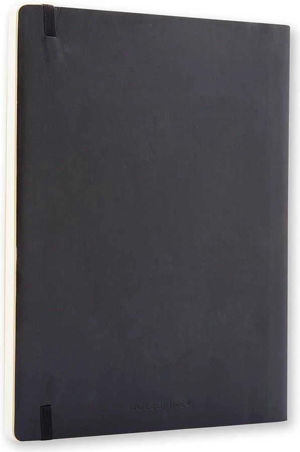 Užrašų knygutė Moleskine Classic 19x25cm, baltais lapais, minkštu viršeliu, juodos spalvos