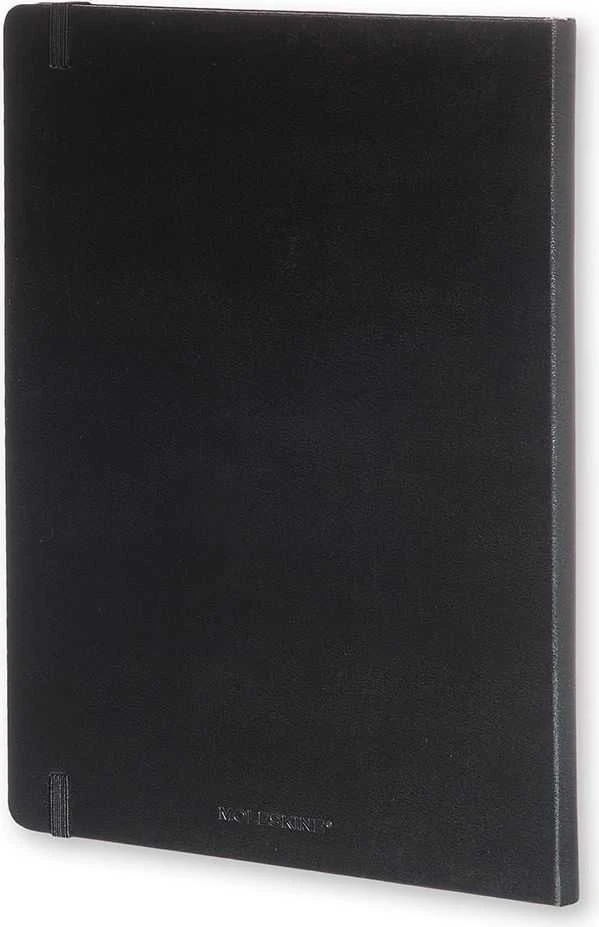 Užrašų knygutė Moleskine Classic 19x25cm, baltais lapais, kietu viršeliu, juodos spalvos