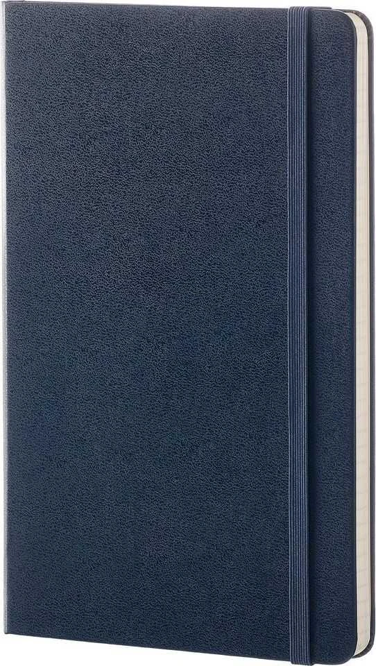Moleskine Srl Užrašų knygutė Moleskine Classic 13x21cm, langeliais, kietu viršeliu, mėlynos spalvos