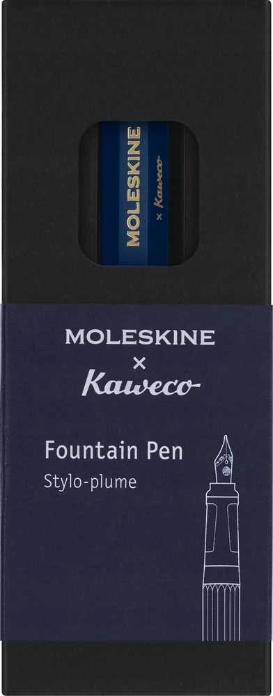 Mėlynas Kaweco x Moleskine plunksnakotis dėžutėje