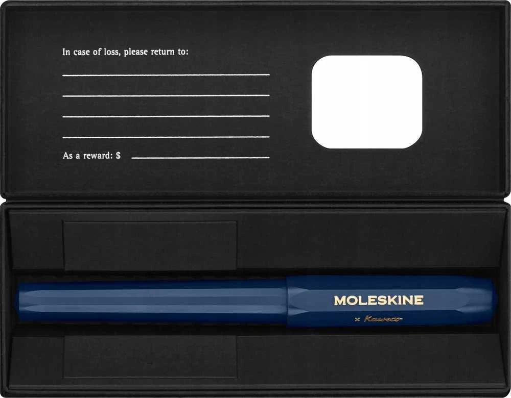 Moleskine KAWECO X pióro kulkowe, mėlyna