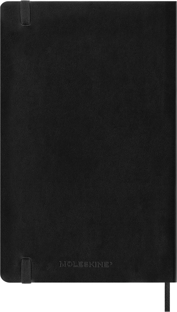 Moleskine Mėnesio kalendorius 2027, 12M, L, 13x21cm, minkšti viršeliai, juodas (MS-9279721)