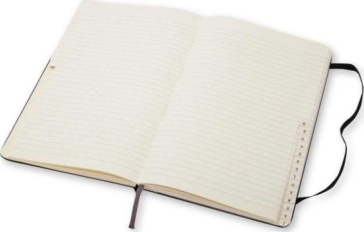 Moleskine MOLESKINE Adresas L (13x21cm), hardcover, 240 puslapių, juoda