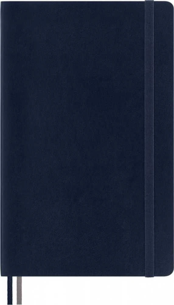Moleskine MOLESKINE Classic L (13x21 cm) linija, minkštas privalomas, safyro mėlyna, 400 puslapių, mėlyna
