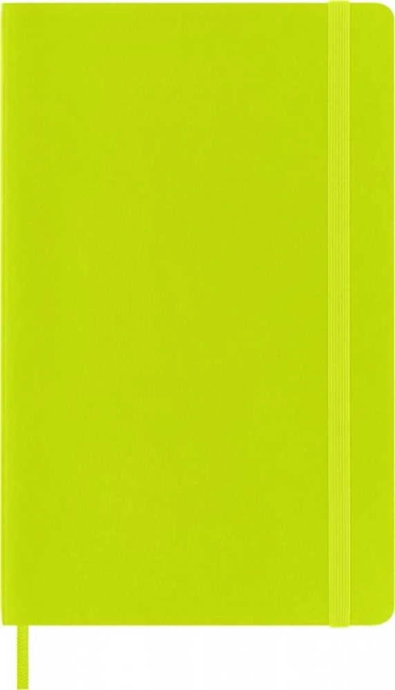 Moleskine MOLESKINE Classic L (13x21 cm) sklandžiai, minkštas nustatymas, citrina žalia, 240 puslapių, žalia