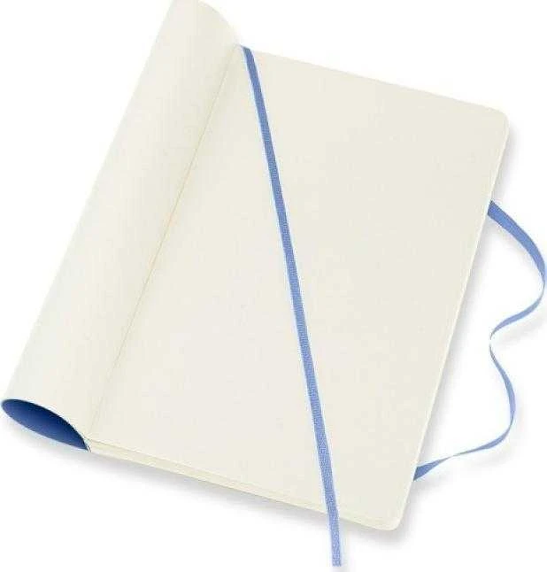 Moleskine MOLESKINE Classic L (13x21 cm) sklandžiai, minkštas nustatymas, hidrangea mėlyna, 240 puslapių, mėlyna