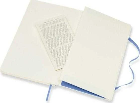 Moleskine MOLESKINE Classic L (13x21 cm) linija, minkštas rišimas, mėlyna, 240 puslapių, mėlyna