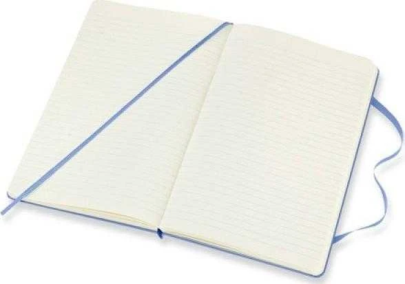 Moleskine MOLESKINE Classic L (13x21 cm) linija, kietoji danga, hidrangea mėlyna, 240 puslapių, mėlyna