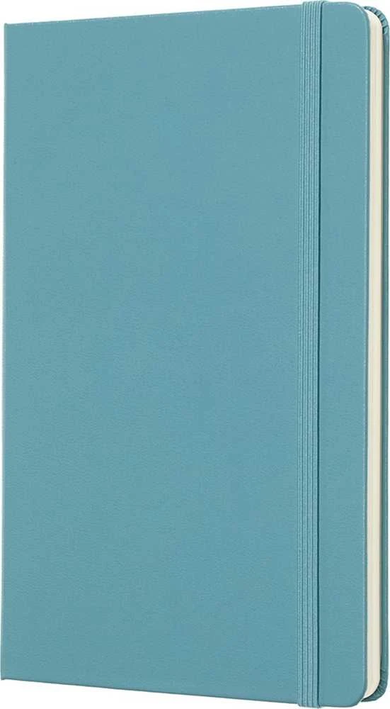 Moleskine MOLESKINE Classic L (13x21 cm), sklandžiai, hardcover, rifas mėlyna, 240 puslapių, mėlyna