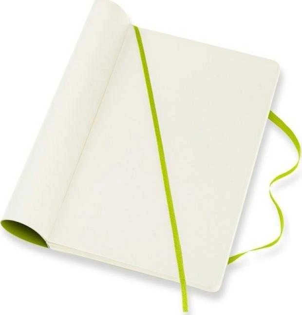 Moleskine MOLESKINE Classic L (13x21 cm) sklandžiai, minkštas nustatymas, citrina žalia, 240 puslapių, žalia