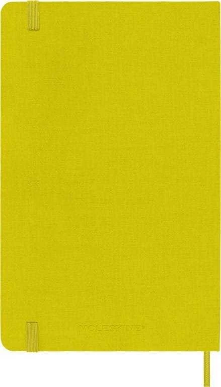„Moleskine Notes Classic L“ (13 x 21 cm), eilutėje, kietais viršeliais, šieno geltonumo spalvos, 240 puslapių, geltona